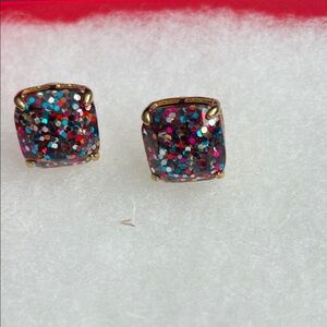 kate spade Multicolor Glitter Earrings